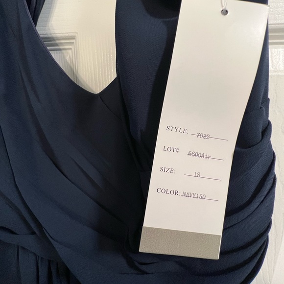 Bill Levkoff Navy Dress - Picture 2 of 4